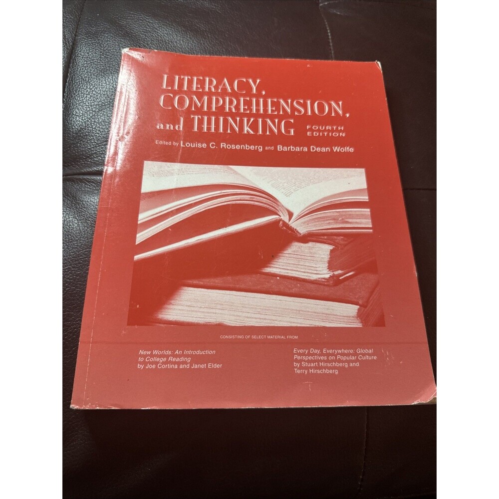 Literacy comprehension and thinking 4th edition 2003 Rosenberg And Wolfe